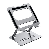 Support de téléphone personnalisé de style nouveau, en alliage d'aluminium, support pour ordinateur portable et tablette, support en métal, conception de couleur personnalisée, logo