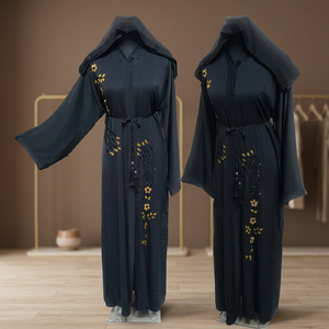 Vestidos Abaya Kaftan para Novia, Vestidos de Boda Ecológicos, Ropa Musulmana Larga Hasta el Suelo, Nuevo Vestido Tradicional de Maternidad Talla Grande, Corte en A - Product Image 3