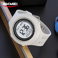 Jam Tangan Digital Olahraga Pria SKMEI 2708 untuk Hiking Outdoor, Tali TPU, Stopwatch, Layar Bercahaya, Tanggal, Tahan Air 50M, Jam Elektronik