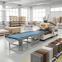 Machine à bois de haute qualité ATC PVC / Bois massif / Panneaux MDF, routeur CNC à 12 outils avec changeur automatique pour la production en série