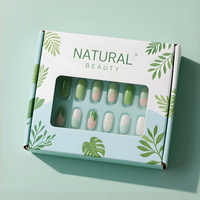 Boîtes d'emballage en carton ondulé pour l'expédition de colis par courrier, avec logo en relief personnalisé, pour les ongles