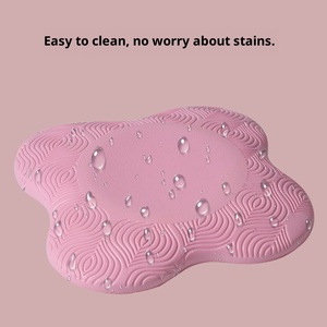 Tapis à <span class=keywords><strong>genoux</strong></span> de Yoga écologique épaissi absorbant les chocs couverture de genou Portable main tapis de coude EVA matériel Yoga Sports - Product Image 5