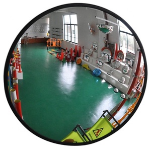 Factory Wholesale Road Safety 60mm Orange AROAD Brand 180 Viewing Angle <b>Plastic</b> Light Decoration Indoor Corner Convex <b>Mirror</b> - Product Image 1