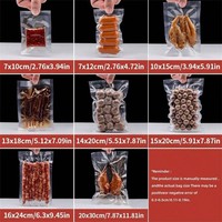 Sacs sous vide transparents gaufrés en gros avec impression de logo personnalisé pour aliments (gommes, lait, gelée) – Service d'impression personnalisée en gros