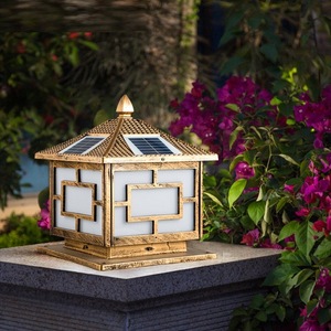 Lámpara Solar de Jardín de Aluminio con LED, Iluminación Exterior, Garantía de 2 Años - Product Image 1