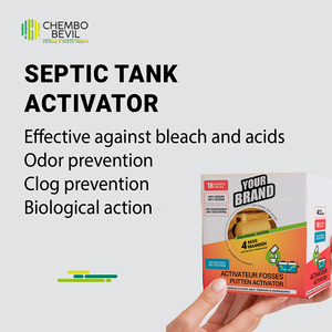Polvo activador de tanque séptico, licuador de residuos orgánicos enzimáticos, prevención de obstrucciones de olores, solución de tratamiento de aguas residuales 50%-80% activo - Product Image 3