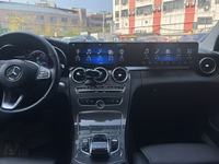 Lecteur multimédia automobile Android 14 double écran 25,6 pouces avec CarPlay et Android Auto intégrés pour Mercedes-Benz GLC Classe C W205 2015-2021