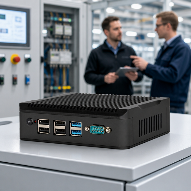 Fanless Mini Pc N5095 Cpu 1*DDR4 16GB RAM 128G 256G 512G SSD 2*RJ45 4*USB3.0 WiFi5/WiFi6 Bt Wireless Fanless Industrial PC