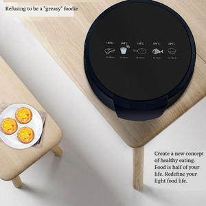 <span class=keywords><strong>Friteuse</strong></span> électrique multifonctionnelle de 4.5 litres <span class=keywords><strong>Friteuse</strong></span> domestique sans huile Écran tactile intelligent Affichage LCD Plastique Gourmet - Product Image 4