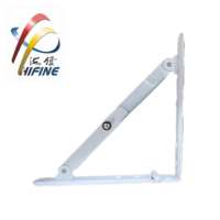 Supports muraux triangulaires modernes en acier, pliables et repliables, couleur personnalisée pour un rangement gain de place, revêtement en poudre