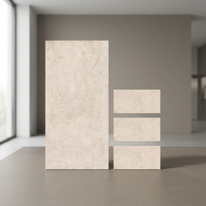 Azulejos de Porcelana Solon Beige Brillante con Efecto Mármol de 600x1200mm para Diseño de Pisos y Paredes de Lujo - Product Image 5