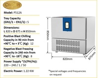 Congélateur-chiller professionnel 5 bacs pour cuisine de restaurant, armoire de congélation monotempérature en acier inoxydable, meilleur mode de refroidissement par ventilateur