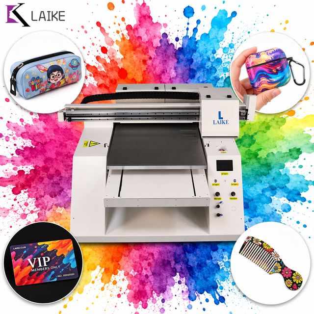 6090 UV Flatbed Printer Digital Inkjet Printing Machine for Glass Acrylic Metal Wood Phone Case with 3PCS I3200-U1 Printheads