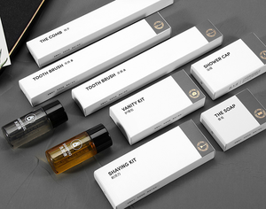 SANHOO luxe 5 étoiles hôtel trousse de toilette boîte en papier shampooing revitalisant fournitures d'accueil chambre d'hôtel ensemble de commodités - Product Image 3