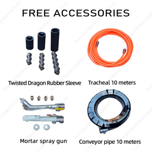 モルタルスプレーマシンコンクリートポンプ自動小型電気セメントモルタルスプレーマシン - Product Image 5