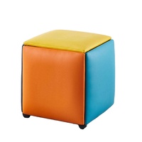 Modernes 5-in-1 Multifunktionales Würfel-Kombinationssofa Hocker Stuhl Stauraum Erweiterbar Eingangsbereich Wohnzimmer Platzsparend