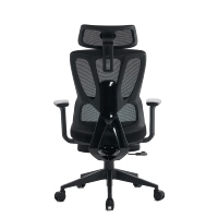 Chaise de bureau pivotante moderne de luxe en maille avec appui-tête et repose-pieds réglables, chaise de conférence rotative pour usage domestique
