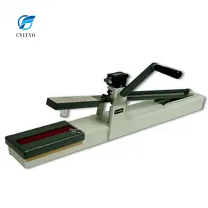 Máquina rotativa de crock eletrônica aatcc, medidor de cor e fixação manual de esfregão