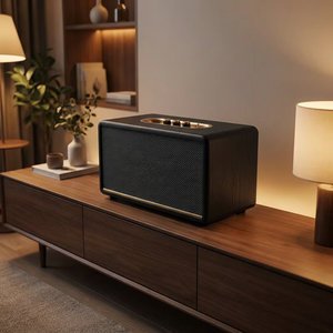 Enceinte sans fil rétro <span class=keywords><strong>Stanmore</strong></span> III ACTON III WOBURN III, système audio Hi-Fi pour la maison avec texture en cuir premium - Product Image 4