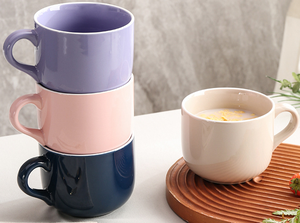 Modern Cartoon <b>Large</b> Capacity Porcelain Coffee Mug Customized Color Food <b>Safe</b> Microwave/Dishwasher <b>Safe</b> Reusable Hot Business - Product Image 6