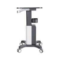 Chariot de rangement portable en ABS sur roulettes pour salon de beauté, design moderne pour usage domestique et spa, étagère à outils pour esthéticienne, support pour appareils