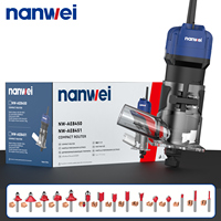 Défonceuses électriques Nanwei, défonceuse à main compacte 450W, petites machines de menuiserie, outils de travail du bois, défonçatrice électrique pour le bois