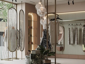 Diseño Interior de Tienda de Ropa Moderna, Muebles a Medida para Boutique de Ropa, Unidades de Exhibición para Minoristas - Product Image 3