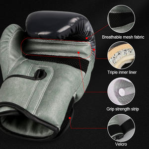 Guantoni da Boxe del Produttore con Logo e Colore Personalizzati in Pelle PU per Sparring e Allenamento al Sacco - Product Image 5