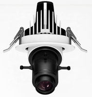 Spot LED populaire 10w Zoomable et mise au point fixe Spot de piste de coupe façonnable Lumière sans scintillement pour la galerie d'art du musée