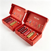 Boîte en carton ondulé pliable personnalisée avec logo pour jus, bière, boissons, boîte d'expédition pour 4, 6 ou 8 packs de vin, boîte de livraison pour boissons