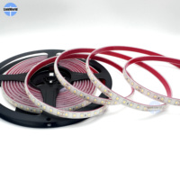 Bande LED étanche sous-marine 24V SMD2835 120 LED/m haute luminosité en silicone pour éclairage paysager de piscine