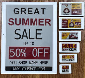 Etiquetas de precio digitales para estanterías de supermercado, 2.4GHz Ble 5.0, tinta electrónica, software API, 2.6 pulgadas, etiqueta electrónica ESL. - Product Image 6