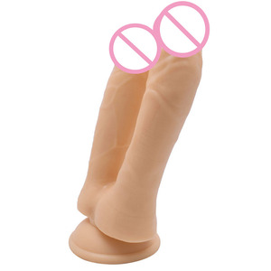 Dildo de Doble Cabeza Mivoo, Material de PVC Suave, 100% Impermeable, Ecológico, Sensación Realista, Masturbación con Pene Realista - Product Image 4