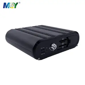 AHD720P 4CH双sd卡记录器MDVR 3G 4G WIFI GPS跟踪移动DVR MDVR记录系统套件，用于卡车巴士出租车