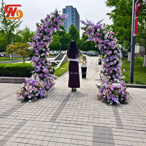 Elegante Fondo de Flores de Seda Lavanda para Decoración de Bodas, Arco Floral - Product Image 2