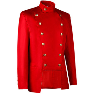 <span class=keywords><strong>2022</strong></span> nouveau européen et américain Halloween noël rouge col montant veste manteau Double boutonnage <span class=keywords><strong>Cos</strong></span> robe Performance - Product Image 3
