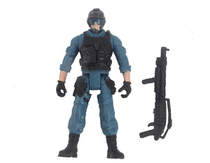 Mỹ quân đội người đàn ông <span class=keywords><strong>SWAT</strong></span> đội đồ chơi người lính hành động con số với vũ khí quân sự Phụ kiện cho trẻ em - Product Image 4