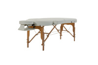 Table de massage professionnelle pliable en 2 sections, réglable multi-positions, en cuir PU moderne, mousse haute densité, spéciale salon
