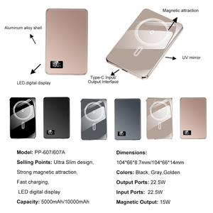 Chargeur sans fil magnétique portable Qi2 15W OEM, <span class=keywords><strong>batterie</strong></span> <span class=keywords><strong>externe</strong></span> 5000mAh, chargeur mince <span class=keywords><strong>pour</strong></span> <span class=keywords><strong>iPhone</strong></span> 17 16 <span class=keywords><strong>Pro</strong></span> <span class=keywords><strong>Max</strong></span> - Product Image 2