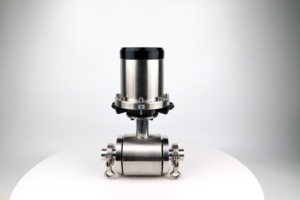 Meteran magnetis bertenaga baterai IP68 meteran aliran elektromagnetik cair Digital baja tahan karat untuk air dingin garam - Product Image 5