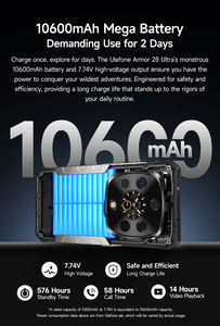 Ультратепловая камера ночного видения Ulefone 28, 120 Вт, 16 ГБ + 1 ТБ, Android 15, камера 50 МП, 10600 мАч, <span class=keywords><strong>NFC</strong></span>, глобальная, 5 г, мобильный телефон - Product Image 4