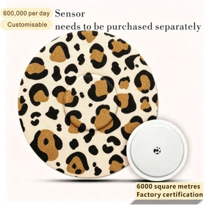 Parche Adhesivo Elástico Transpirable de Forma Personalizada para Sensores Precortados Utilizados en Sistemas de Monitoreo Continuo de <span class=keywords><strong>Glucosa</strong></span> - Product Image 2