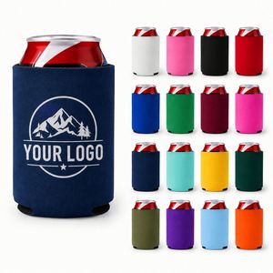 Portavasos de Neopreno Plegable Personalizado con Sublimación, 12 oz, con Logotipo, para Latas de Cerveza - Product Image 1