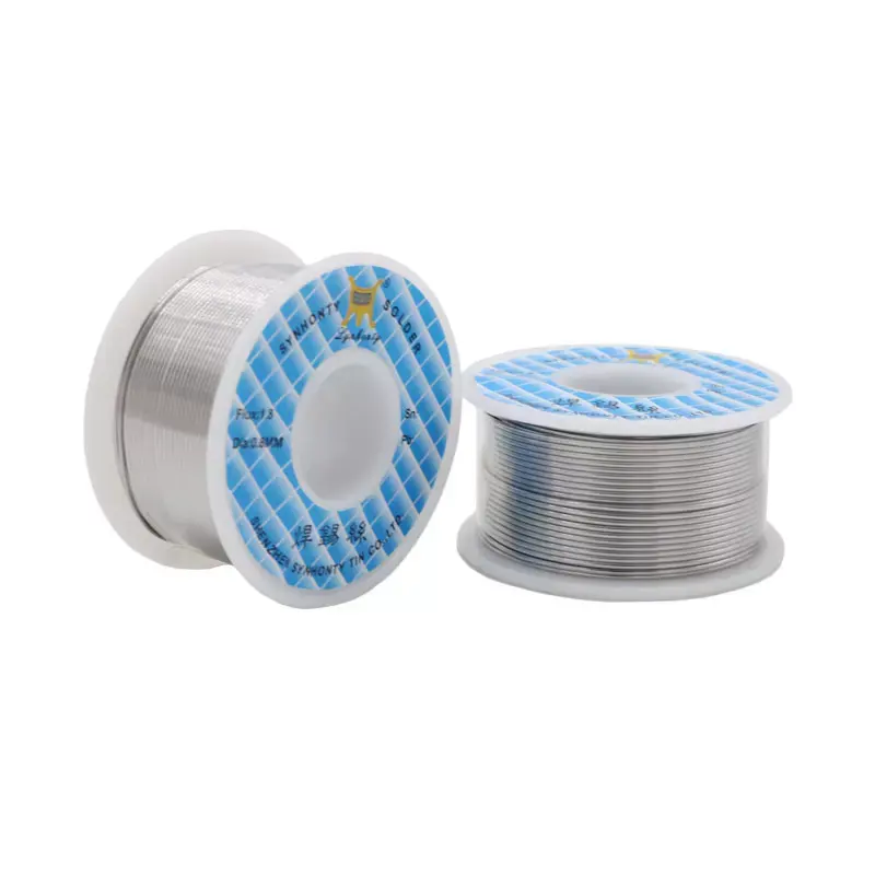 Sn63Pb37 100g 0,8 мм или 1,0 мм сварочная проволока с Флюсом, Оловянно-свинцовый припой