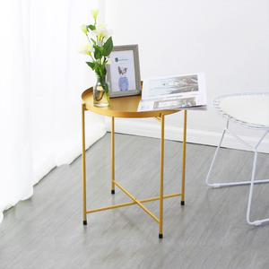 CJ-27 Pallet kim loại cà phê bàn nhỏ Bàn tròn trong nhà ăn nhẹ bàn phòng khách vườn nghỉ - Product Image 3