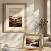 Cadre photo en bois de chêne massif 4x6 5x7 8x10, à poser sur table ou à accrocher au mur, avec protection en plexiglas