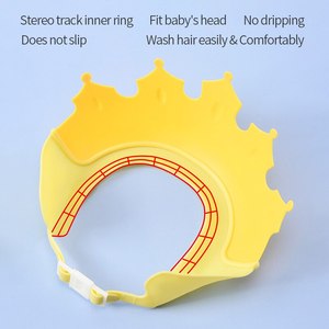 Gorro <span class=keywords><strong>de</strong></span> <span class=keywords><strong>baño</strong></span> ecológico ajustable para bebé, gorro <span class=keywords><strong>de</strong></span> protección para el lavado del cabello para niños, gorro <span class=keywords><strong>de</strong></span> <span class=keywords><strong>baño</strong></span> infantil ajustable impermeable - Product Image 2