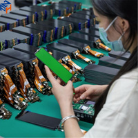 Téléphones portables lcd pour samsung A10 A10S A11 A12 A20 A20E A20S A21 A21S A30 A30S A40 A50 A51 A71 Écran tactile avec cadre