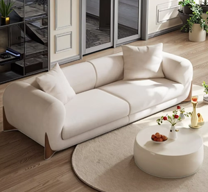 Customized New Products <strong>Couches</strong> Modern Fabric Color Sofas with Solid Wood Leg for Home Living Room Furniture - Product Image 3