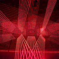 Boîte de nuit DJ Disco 8 yeux rouge Laser LED barre de lumière équipement d'éclairage de scène LED faisceau Laser barre de lumière